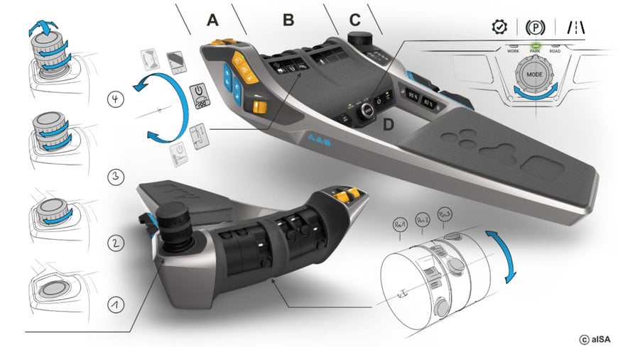 Prototype of an adaptive multifunctional armrest as a new type of operating system for tractors
